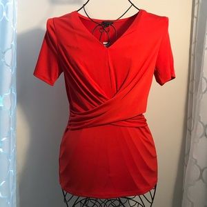 🆕Brand New Ann Taylor Orange Shortsleeved Shirt